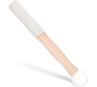 Ipetboom Maillet pour Bol Chantant en Bois Embout en Cuir et Caoutchouc, Accessoire pour Bâton de Bol Sonore Tibétain, pour Contemplation et Relaxation