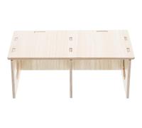 Ipetboom Maison en bois pour hamster, hamster, cochon d'Inde, cochon et autres petits animaux - Trois chambres à coucher