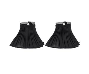 Ipetboom Manches Longues Manchette en Dentelle Modifiée, pour Uniformes et Tenues Décontractées