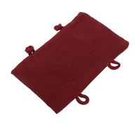 Ipetboom Manchon Isolant pour Poignée de Théière et Bouilloire Housse Anti-Brûlure en Tissu Résistant à la Chaleur Couleur Rouge Vin Accessoire Pratique pour Service à Thé 1 Pièce