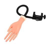 Ipetboom Mannequin Main de Pratique pour Manucure Réaliste Modèle Faux Doigt Flexible pour Entraînement Nail Art à Domicile et Formation Professionnelle