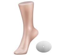 Ipetboom Mannequin Pied Magnétique pour Chaussettes Femme Modèle Plastique Réaliste pour Présentation Bijoux Chaussures et Chaussettes Finition Lisse Résistante