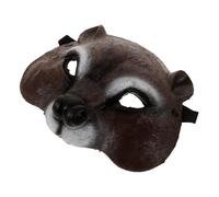 Ipetboom Masque Animal Écureuil Halloween 3d PU Mousse Cosplay Scène | Réutilisable, Couverture Faciale Réaliste, pour Costume et Théâtre, Look Écureuil Vivant, Usage Événementiel