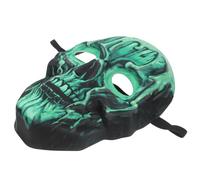 Ipetboom Masque Lumineux de Crâne Vert pour Adultes et Garçon et Filles Masque D’halloween Effrayant Sangle Réglable pour Fête Bal Masqué Mascarade et Soirée à Thème