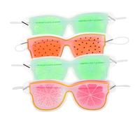 Ipetboom Masque Oculaire en Gel Glacé Réutilisable pour Garçon et Filles 4 Pièces en Pvc, Masque Yeux Froid pour Dormir, Réduit les Poches et Améliore L'éclat Peau Couleur Aléatoire