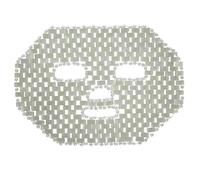 Ipetboom Masque Rafraîchissant de Spa en Jade 11 X8 pour Massage du Cou Visage, Outil de Beauté Apaisant pour Améliorer la Circulation Sanguine et Réduire les Poches Yeux