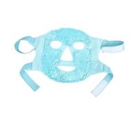 Ipetboom Masque Visage Gel Réutilisable Chaud Froid pour Femmes Soulagement Stress et Anti-œdème Masque Facial Complet Rafraîchissant et Apaisant Gel Bleu