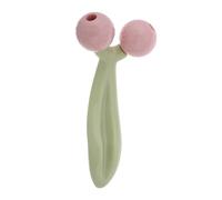 Ipetboom Masseur Facial V-shaped à Main Outil De Massage Relaxant Pour Visage Pour Soins De Peau à Ou Voyage Convient à Tous Types De Peau Couleur Verte