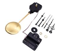 Ipetboom Mécanisme Horloge à Pendule Oscillant Silencieux avec Boîtier à Musique Kit Moteur de Remplacement pour Réparation Horloge Murale DIY sans Pile Aiguilles Décoratives Fonction