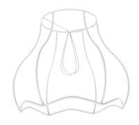 Ipetboom Metal Lamp Shade Frame For DIY Lamps Sturdy Iron Hollow Structure Vintage European Style Easy Installation And Home Decoration