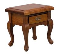 Ipetboom Meuble Vintage pour Maison de Poupée Style Campagne Française Table Appoint pour Chambre ou Salon Couleur Réaliste