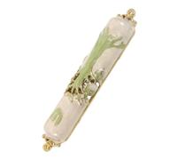 Ipetboom Mezuzah Métallique Rétro Décoration Religieuse pour Porte Ornement de Maison avec Parchemin et Design Intriqué