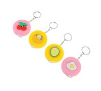 Ipetboom Mini-Mètre Ruban Portable 4 Pièces Ruban à Mesurer 150 CM Mesure Corps et Vêtements Outil de Mesure Flexible en Plastique et Métal pour Couture Maison et Couleur Aléatoire