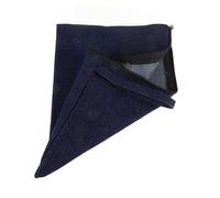 Ipetboom Mini Trousse de Maquillage en Denim Lavé Bleu, Pochette Multifonctionnelle Élégante et Compacte pour Paquet à Main, pour Voyage et Usage Quotidien