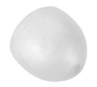 Ipetboom Modèle de Gâteau en Mousse 20 CM Blanc - Faux Gâteau Jupe Princesse 8 Pouces - Outil d'Entraînement à la Décoration Pâtissière - Présentoir Léger pour Fêtes et Créations Sucrées