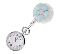 Ipetboom Montre Badge Fob Clip Cartoon Extensible avec Pince Sécurisée pour Infirmières et Femmes Montre pour Blouse Médicale et Examens