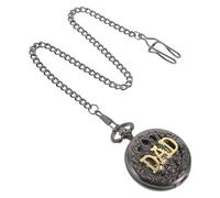 Ipetboom Montre de Poche Rétro pour Homme à Remontage Manuel avec Chiffres Romains Acier Inoxydable Chaîne Incluse - Montre Mécanique Vintage pour Présent Fête des Pères et Occasions