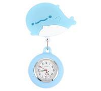 Ipetboom Montre d'Infirmière à Clip Rétractable Montre Lumineuse Accessoire Pratique en Silicone Conception Ergonomique Utilisation en Milieu Résistante aux Chocs