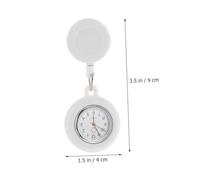 Ipetboom Montre Infirmier Rétractable Clip Portable Unisexe Trotteuse Facile à Design pour Infirmières et de Santé