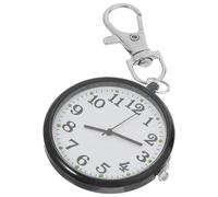 Ipetboom Montre Infirmière à Clip Robuste Acier Inoxydable Cadran Lisible Lumineux Accessoire Simple pour Femmes Soignantes pour Travail Quotidien Examens