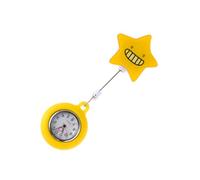 Ipetboom Montre Infirmière de Poche Télescopique Surveillance Médicale Portable, Motif Dessin Animé, Acier Inoxydable, Usage Professionnel Infirmières et Médecins, à Suspendre Pratique,