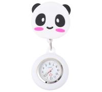 Ipetboom Montre InfirmièRe Souple À Clip Extensible Montre De Poche De ChronoméTrage avec TêTe De Panda pour Personnel MéDical Cadeau Pratique