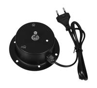 Ipetboom Moteur Électrique Rotatif 3W pour Boule à Facettes Moteur de Rotation 25 Tr/Min Boîtier Noir pour Éclairage de Scène pour Boule Disco Compatible Ac220V Fonctionnement Silencieux