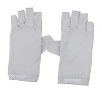 Ipetboom Moufles De Protection Uv Pour Ongles En Gel Sans Doigts Taille Unique Anti-uv Pour Manucure Professionnelle Femmes Usage Extérieur Matériau Extensible Et Léger Gris Clair