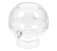 Ipetboom Moule à Bougie Sphérique 3d Transparent 7 Cm, Moule Rond en Plastique Antiadhésif pour Fabrication de Bougies Parfumées, Loisirs Créatifs et Décoration Intérieure