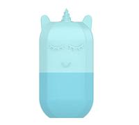 Ipetboom Moule à Glaçon Visage Licorne Portable Silicone Réutilisable pour Soin Peau Refroidissant et Apaisant