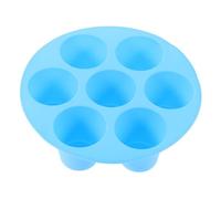 Ipetboom Moule à Muffins Silicone Antiadhésif Cavités Moule Pâtisserie Petit Gâteau Bleu et Facile à Démouler Accessoire Four et Friteuse