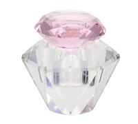 Ipetboom Nail Crystal Glass Cup With Lid For Acrylic Liquid And Powder Mixing Transparent Hexagonal Container For Nail Art