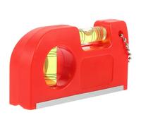 Ipetboom Niveau à Bulle Suspendu Rouge en ABS et Alliage D’Aluminium Outil de Nivellement Précis pour Bâtiment et Topographie Mesure Horizontale pour Pose de Carrelage Sols et