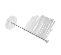 Ipetboom Nuancier Ongles Présentoir Spirale Transparent Fan Forme Rotation Pratique pour Salon et Pratique Nail Art