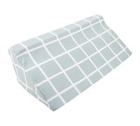 Ipetboom Oreiller de Positionnement en Mousse Haute Densité, Coussin Cale Triangulaire Vert 50x25x15 Cm, Oreiller Tournant pour Patient Alité et Personnes Âgées, Aide la Mobilité Confort