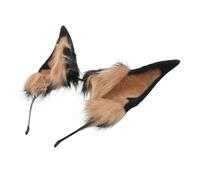 Ipetboom Oreilles de Chien Fourrure Réalistes Serre-tête pour Chiot Adulte Déguisement Cosplay pour Halloween Noël Fête Oreilles Doberman