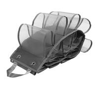 Ipetboom Organisateur de Leggings Mural 16 Poches en Tissu Gris Paquet de Rangement Suspendu Polyvalent pour Placard Porte-Pantalons Yoga et Accessoires Optimise Espace Maison et Bureau