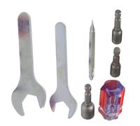 Ipetboom Outil de Changement de Buse Robuste avec Clé et Tournevis Multifonction pour Installation et Remplacement Facile des Buses Imprimante Kit Complet pour Extrudeuse sans Brûlure