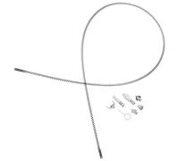 Ipetboom Outil de Débouchage de Canalisation à Ressort 3 M avec 7 Têtes de Coupe, Kit Polyvalent pour Nettoyage Évier, la Cuisine, Outil de Dragage de Plomberie Professionnel Flexible