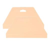 Ipetboom Outil de Raclette à Papier Peint en Plastique 2 Pièces, Grattoir Triangulaire pour Pose de Films Adhésifs Vitres Auto et Papier Peint, Outil Lisseur Léger pour Bricolage Mural