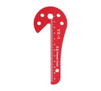 Ipetboom Outil de Traçage Travail du Bois Trusquin Multifonction en Alliage D’Aluminium Antirouille Règle d’Angle 45° et 90° Pointeau de Centrage Précis pour Disques et Arbres Ronds