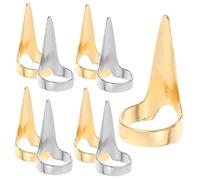 Ipetboom Outil De Tressage De Cheveux Anneaux De Séparation En Métal 10 Pièces Taille Unique Accessoires De Salon De Coiffure Pour Professionnels Et Particuliers Coiffure Et Coloration