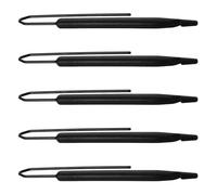 Ipetboom Outil pour Dreadlocks 5pcs en Pp Noir, Crochet de Verrouillage Double Tête, Design Gain de Temps, pour Entretien et Réalisation de Tresses et Dreadlocks