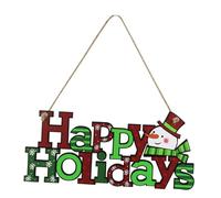 Ipetboom Pancarte Décorative Noël Suspendue Lettre Creuse Accroche Porte Décoration Intérieure Festive Cadeau Accueil