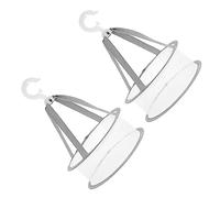 Ipetboom Panier de Séchage pour Pinceaux de Maquillage 2Pcs en Maille Respirante Séchoir à Éponges de Beauté Suspendu Cintre pour Pinceaux de Maquillage pour Voyage et Rangement