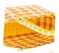 Ipetboom Panier Tressé avec Poignée Capacité Cabas Course Multifonction pour Fruits Légumes et Pique Panier Courses Réutilisable pour Rangement Maison et Extérieur