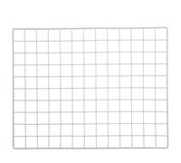 Ipetboom Panneau Grillagé Mural en pour Photos et Décoration Grille Support de Rangement 60X40 CM Pratique et pour Salon et Bureau 1 Pièce