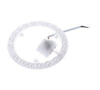 Ipetboom Panneau Lumineux LED Circulaire 15 CM 18 W Blanc Froid 220 V pour Plafonnier Tableau D’Éclairage Magnétique Accessoire de Source Lumineuse et Solide