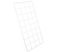 Ipetboom Panneau Mural Métal Gris Grille Filaire pour Affichage Photo Décoration Murale DIY Multifonction Support Cadre et Rangement Photos pour Salon et Bureau