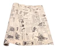 Ipetboom Papier Peint Adhésif Vintage Autocollant 45X297 CM Style Rétro Repositionnable pour Murs Meubles et Tiroirs Décoratif Cuisine Salle de Bain et Chambre Sticker Mural Solide